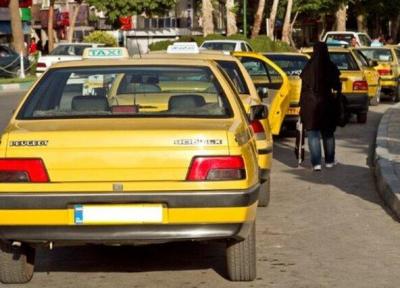 ممانعت از تردد تاکسی داران بدون ماسک در ملایر