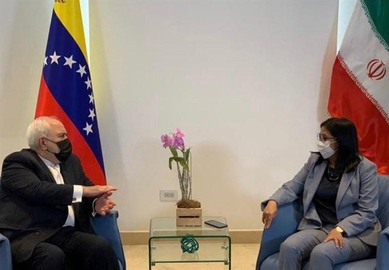 ملاقات ظریف با معاون رئیس جمهور ونزوئلا